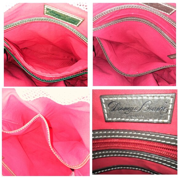 Dooney & Bourke Leather Python Print Hobo - Picture 10 of 14